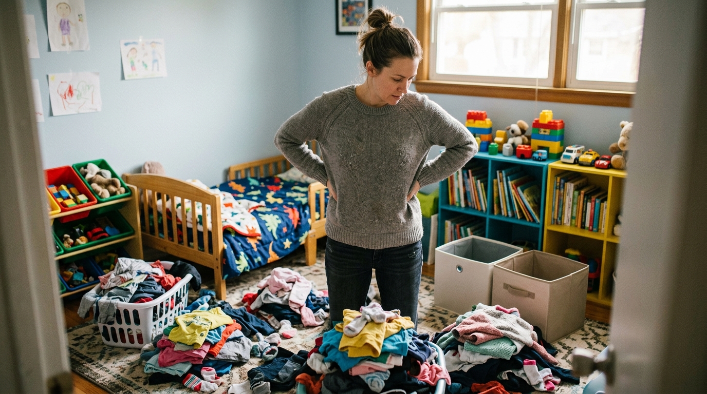 Les erreurs les plus courantes des parents lors du tri des vêtements… et comment les éviter
